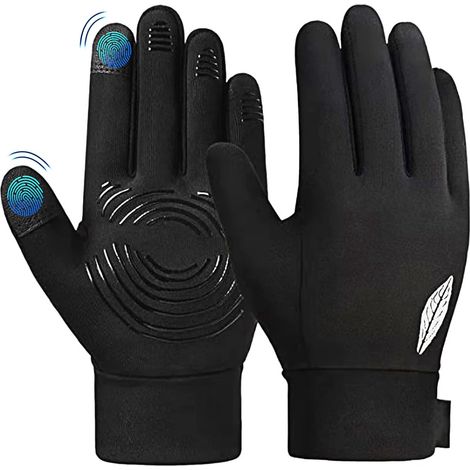 Bseical Gants Enfant Hiver Moto Enfant 4-12 Ans Garçon Fille, Gants Equitation Enfant Etanche, Gant Moto Cross Enfant Gants Velo Ski, Gants Tactiles Hiver Enfant Thermique Noir Chaud Gants Sport VTT (1/5)