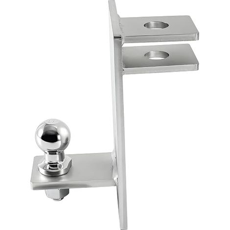 Rouleau de remorque combiné avec diamètre de bille 50 mm au tracteur en acier (1/5)