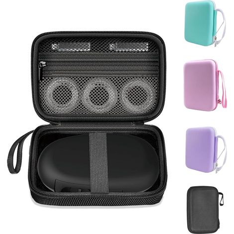 Rangement Portable Compatible avec Les Périphériques D'étiquetage SUPVAN E10/E16/Nelko P21/NIIMBOT D110/Pristar P15 Mini Imprimantes D'étiquettes Portables Bluetooth (Boîte Uniquement) - Noir (1/5)