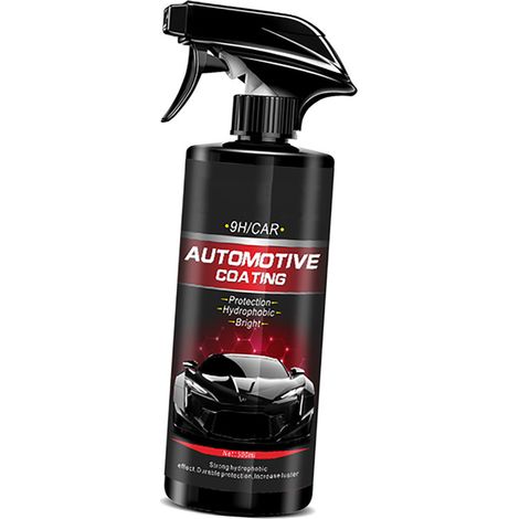 Spray de polissage à la cire liquide pour revêtement automobile, nettoyant hydrophobe pour rayures, produit protecteur pour finitions automobiles, 500 ml (1/5)
