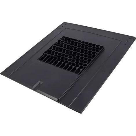 Nicoll – Chatière de ventilation 145x145 mm – Surface de ventilation 145 cm² – Pour sous-toiture en ardoise – Résistante aux chocs et aux UV