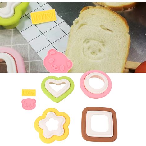 Selbstgemachte Sandwichform, blumenförmiger Toaster, herzförmiges Bento-Werkzeug für Kinder (1/5)