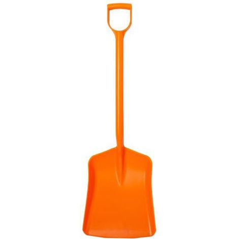Gorilla Shovel Orange - Lightweight Polypropylene Design