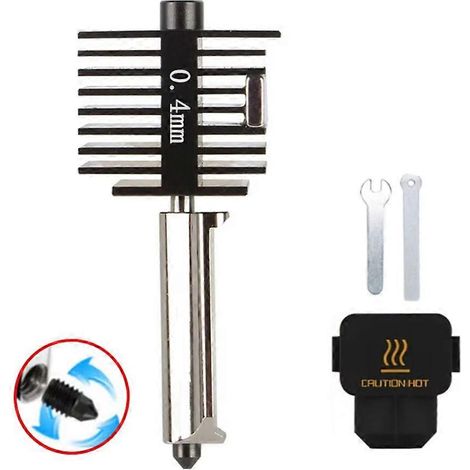 Buse en acier trempé pour tête d'impression Bambu Lab A1/A1 Mini Hotend, détachable, haute vitesse, Bambulab A1 Hot End B (1/5)