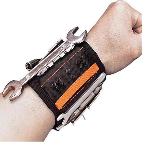 Pulsera magnética para tornillos y herramientas: gadgets de bricolaje para hombres, padres y regalos navideños secretos (1/5)