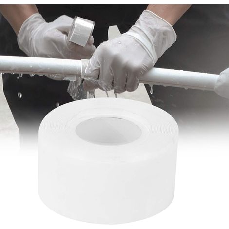 Ruban adhésif étanche silicone pour réparation de fuite de tuyauterie d'urgence (1/5)