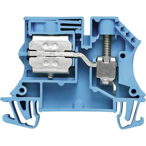 Bloc de jonction de neutre sectionnable Weidmüller WNT 10 10X3 1010980000-1 bleu 1 pc(s) (1/2)