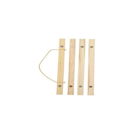 Cadre magnétique pour affiches, barre de suspension en bois de pin, présentoir à rouleaux, fixation murale pour photos, impressions et œuvres d'art, décoration pour salon, chambre ou bureau (1/5)