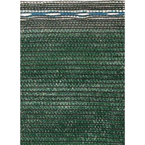 Rete ombreggiante frangivista verde scuro 90% frangivista h 2 x 100 metri verdemax (1/2)