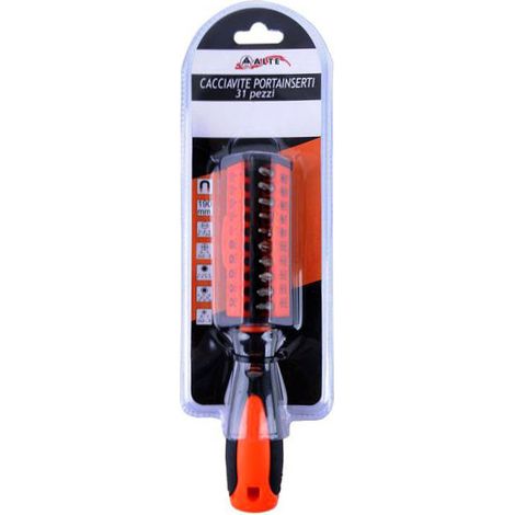 Empuñadura portainsertos 1/4" Pz 31 Alto 09673