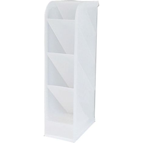 4-Grid Desktop Storage Rack, Angled Pen Holder (1/5)