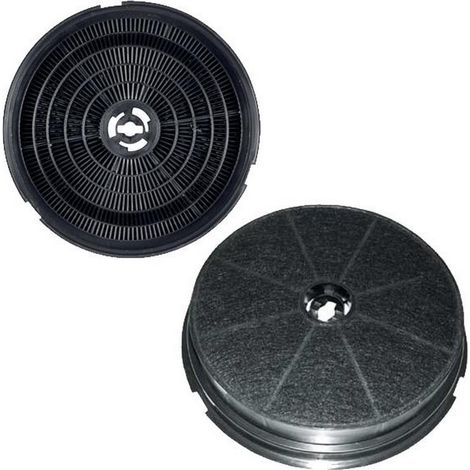 Filtre charbon rond type 180 CR300 (à l'unité) (51055-2066) (CR300) Hotte AIRLUX, ARISTON HOTPOINT, ROSIERES, CANDY, INDESIT, FA