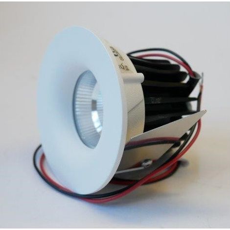 Spot encastre blanc fixe rond Ø 75x57mm LED 6.4W 3000K 513lm 40° alim 350mA (non incl) IP20 Mini Reo Delta Light (1/2)