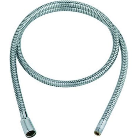 Grohe – Flexible de douchette pour robinet cuisine 1/2 x M15 x 1500 mm – Bec extractible – Métallique – Pour installations encastrées