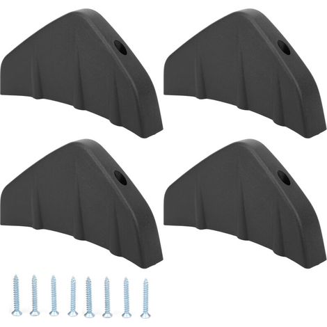 AKLOSIPY Kit diffusori spoiler posteriori universali con fibbia per una maggiore stabilità (nero).