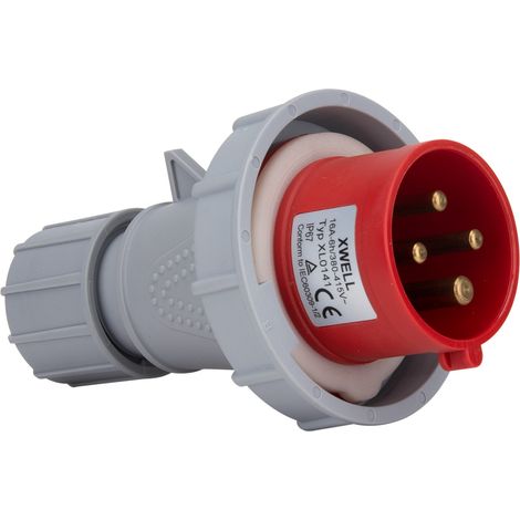 Fiche mâle IEC309 3P+T 32A - Zenitech (1/5)