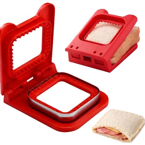 Coupe-sandwich et scelleuse pour pain, boîtes à lunch, biscuits et produits de petit-déjeuner, assurant une coupe uniforme et une manipulation sûre.-AquaForge (1/5)