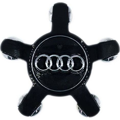4 coprimozzi per ruote per Audi A3, A4L, A5, A6L, A8L, Q3 e Q5. 135 mm. Neri. (1/5)