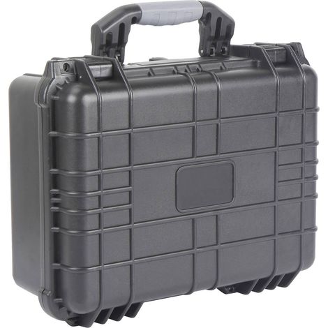 [NEUWERTIG] B-Ware Toolcraft Outdoor-Koffer Werkzeugkoffer spritzwassergeschützt schwarz 420x330mm