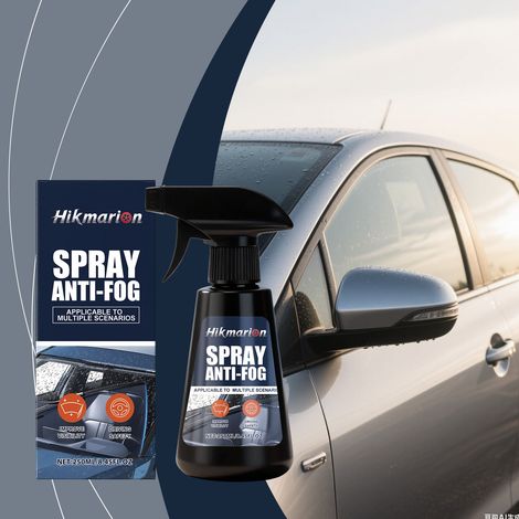 Antibeschlagspray für Autos, beseitigt Beschlag und entfernt Wasser von Autoscheiben, Windschutzscheibe und Rückspiegeln bei Regenwetter – 250 ml -- DE (1/5)