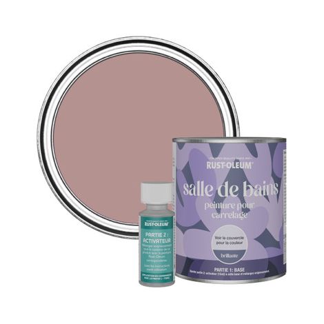 Peinture pour Carrelage de Salle de Bain, Finition Brillante - Coup de Cœur 750ml (1/3)