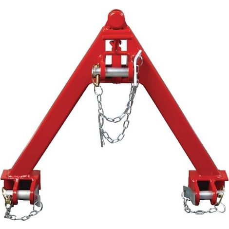 Triangle d'attelage universel pour accouplement rapide – Raccord rapide à trois points – Poids 8,54 kg – TL150677 – Kramp