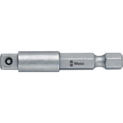 Adaptador de puntas Wera de 1/4" para vasos de 50 mm (1/4")