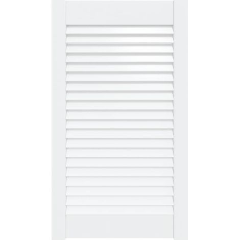 Maison Exclusive - Anta con Design a Lamelle Bianca 69x39,4 cm in Legno di Pino