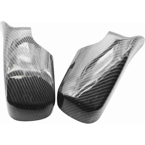 KIMISS Couvercle du Miroir Latéral L&R, Noir Brillant, Couleur de Carbone pour E46 1998-2005, Remplacement Direct, Design élégant, Avant, à Gauche, à Droite, en Matériau Premium, Vie (1/5)