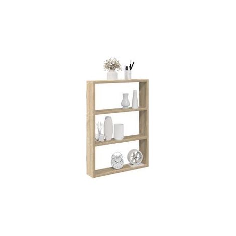 Étagère murale chêne sonoma 43x9x60 bois d'ingénierie (1/5)