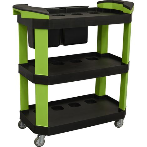 Sealey CX315 Workshop Detailing Trolley with Storage 3-level (1/4)
