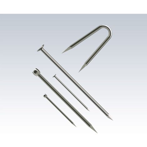 Paquet Cavatorta Clous A  agrafe en acier de 250 gr Clou 2,7x30 mm 2 points