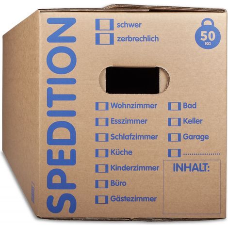 15 Stück Speditionskartons (1/4)