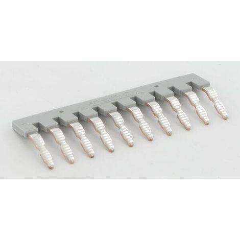 Barrette de jonction Phoenix Contact, série EB 10- 6 pour Blocs terminal à rail DIN ( Prix pour Paquet de 5 )