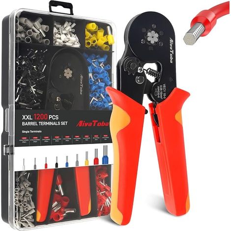 Crimping Pliers for Cable Ends 0.08-16mm² (1/4)