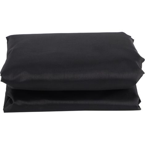 Housse de lit pliante noire portable, protection anti-poussière pour meubles, usage intérieur et extérieur, 102 x 33 x 104 cm (1/5)