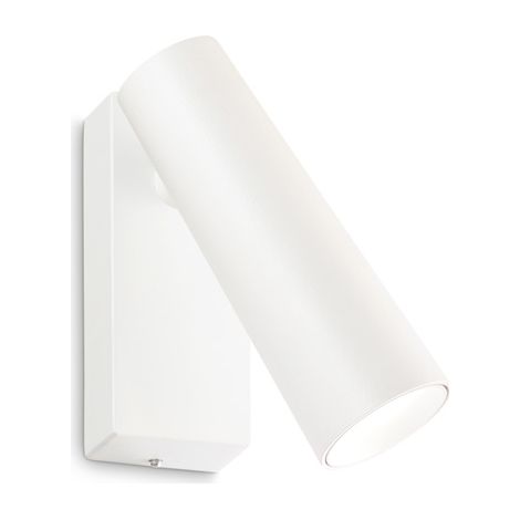 Applique Moderna Pipe Metallo Bianco Led 7W 3000K Luce Calda (1/2)