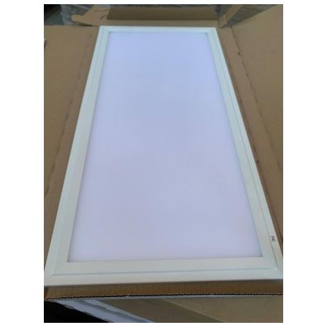 Plafonnier encastré LED 29W dalle 600x300mm 4000K 3600lm 230V (sans driver) bord blanc PC opale IK06 IP20/40 SINFONI-EU V2