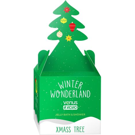VENUS Xoxo Geschenkset – Winter Wonderland Jelly Bade- & Dusch-Weihnachtsbaum