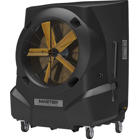 Refroidisseur d'air mobile 1,05 kW – Débit 30000 m³/h pour 400 m² – 4 roulettes pivotantes – Silencieux 70 dB(A) – Énergie A – Master