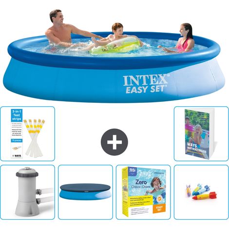 Intex Piscina Easy Set Rotonda - 366x76 cm - 7-pezzi  S231