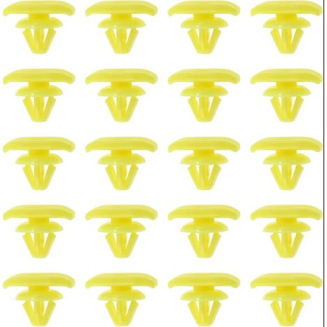 Clips de Joint d'étanchéité pour Porte de Voiture 1Z0837732A Plastique Jaune (1/5)