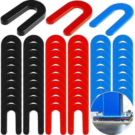 Kit de 60 cales de nivellement pour pont élévateur automobile à 2 ou 4 colonnes (montage en surface). (1/5)