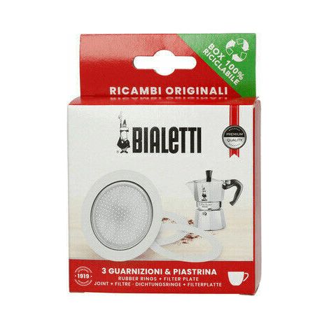 Guarnizioni con filtro caffettiera Bialetti 12 tazze