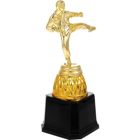 1 trophée pratique de taekwondo, prix et récompense pour les enfants lors de concours-19.6X7.5X7.5cm