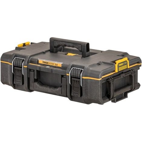 Dewalt – Boîte à outils Tough System 2.0 – Volume 19,3L – Capacité 50kg – Protection IP55 – Compartiment pour accessoires – Dimensions 550x336x165mm (1/5)