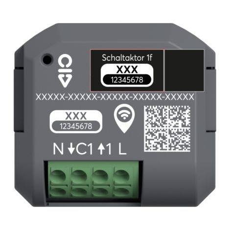 BUSCH-JAEGER 62811 U-WL ACTIONNEUR DE COMMUTATION 1 VOIE UP SANS FIL 2CKA006710A0032