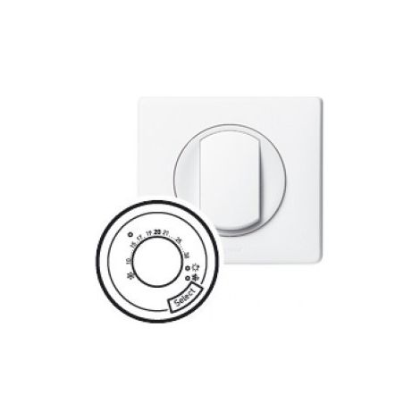 Enjoliveur Céliane pour thermostat fil pilote Blanc (068245) (1/3)
