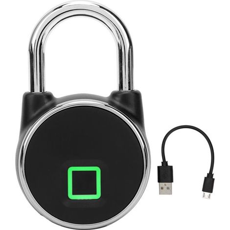Intelligentes Fingerabdruckschloss, Bluetooth, App, IP65 wasserdicht, lange Standby-Zeit, tragbare Heimsicherheit (1/4)