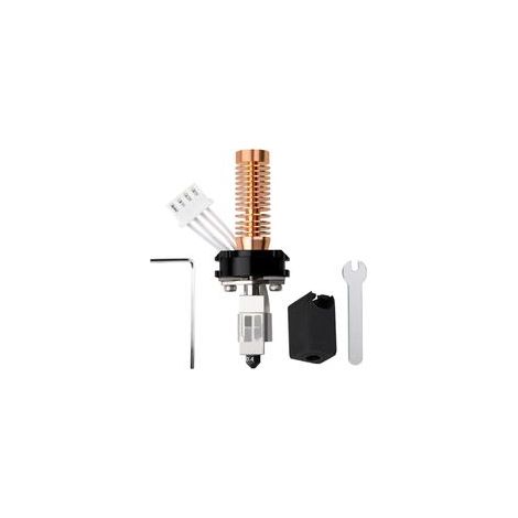 Tête d'impression en céramique 0,4 mm pour Flashforge Adventurer 5M/5M Pro, 24 V 48 W, avec buse durcie à démontage rapide, cartouche chauffante, dissipateur thermique, couvercle en silicone